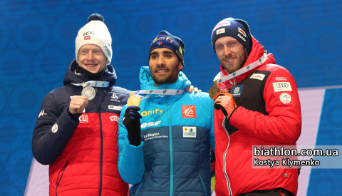 LANDERTINGER Dominik, FOURCADE Martin, BOE Johannes Thingnes