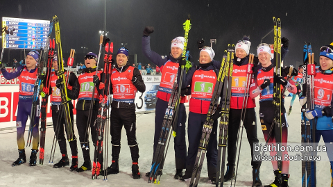 BOE Tarjei, SEMENOV Serhiy, PRYMA Artem, PIDRUCHNUY Dmytro, CHRISTIANSEN Vetle Sjastad, BOE Johannes Thingnes, TKALENKO Ruslan, DALE-SKJEVDAL Johannes