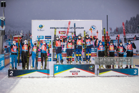 BESCOND Anais, CHEVALIER ANAIS-BOUCHET, CHEVALIER Chloe, PERSSON Linn, OEBERG Hanna, NIGMATULLINA Uliana, MIRONOVA Svetlana, BRAISAZ-BOUCHET Justine, MAGNUSSON Anna, REZTSOVA  Kristina, VASNETCOVA Valeriia, OEBERG Elvira Karin