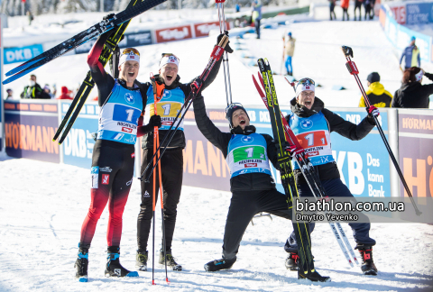 BOE Tarjei, CHRISTIANSEN Vetle Sjastad, BOE Johannes Thingnes, LAEGREID Sturla Holm