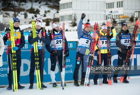 BOE Tarjei, DOLL Benedikt, KRCMAR Michal, BOE Johannes Thingnes, GIACOMEL Tommaso, LAEGREID Sturla Holm