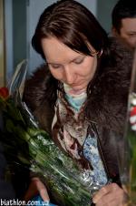 Встреча сборной Украины в аэропорту Киев Встреча сборной Украины в аэропорту Киев