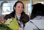 Встреча сборной Украины в аэропорту Киев Встреча сборной Украины в аэропорту Киев